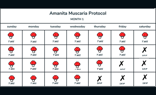 How to microdose amanita muscaria